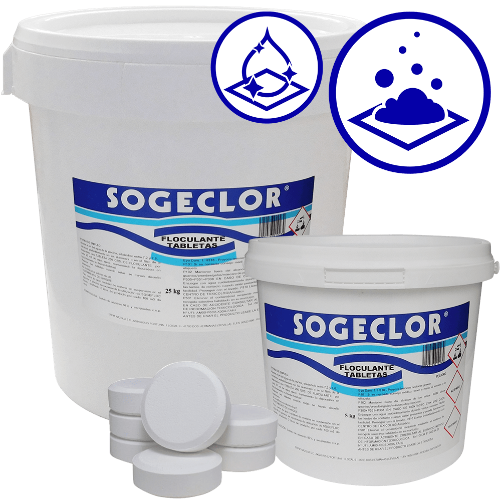 Floculante Sogeclor tabletas 200 gramos